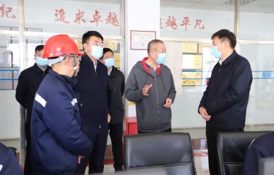 鸡西市市长孙成坤一行莅临yw永旺快投网考察调研